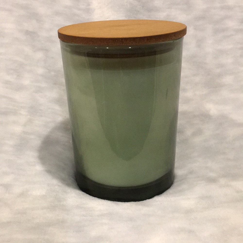 Glass Live For Now Scented Single Wick Home Decore Candle Beachwood 8.5oz NWT - Picture 5 of 16